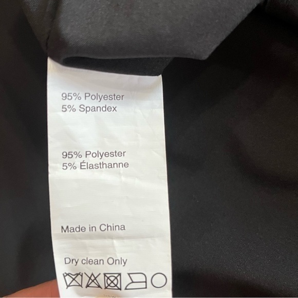 KaufmanFranco Dress Sz 2 Knee Length Heavy Sleeveless Black Blue Timeless Formal - Picture 6 of 7